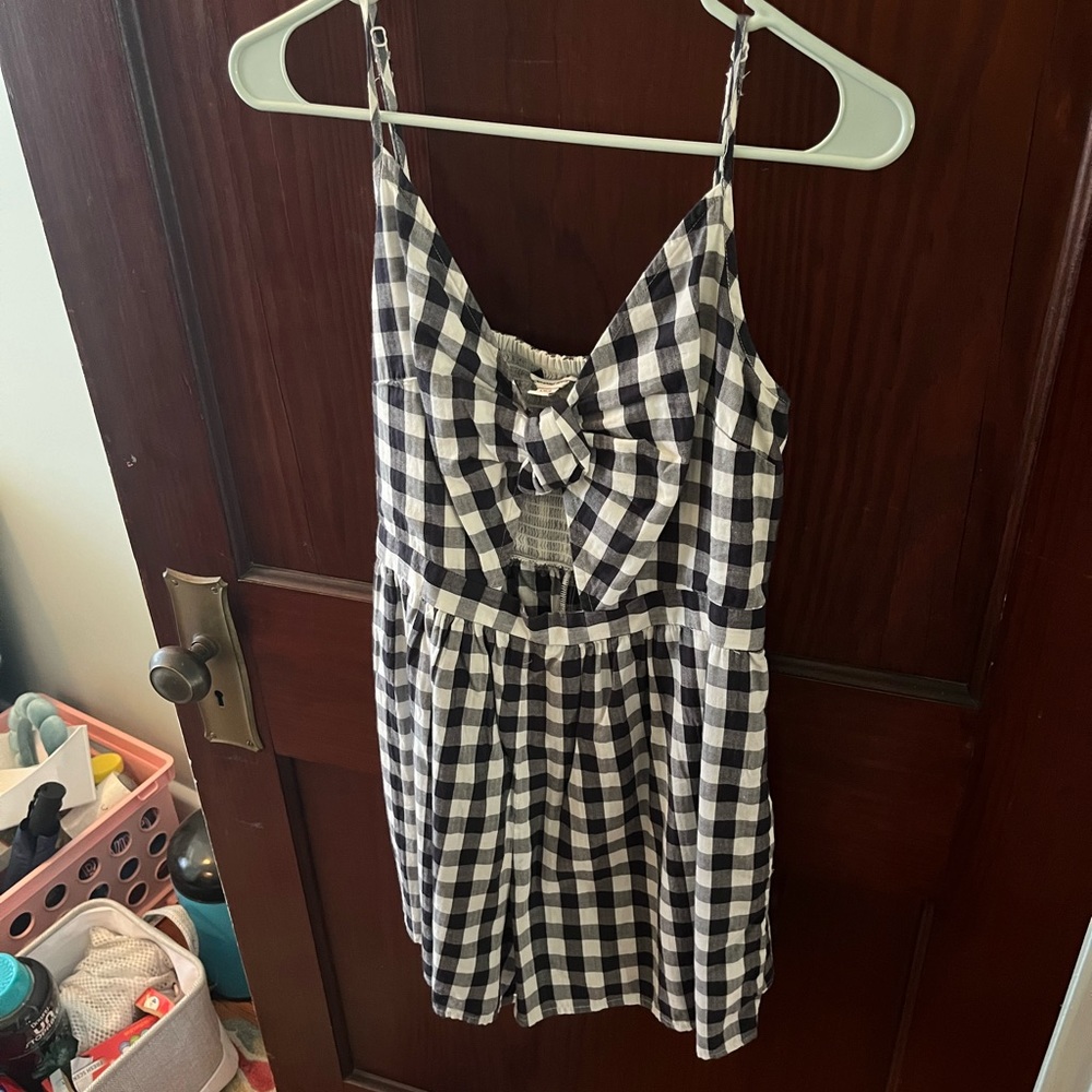 Gingham Romper